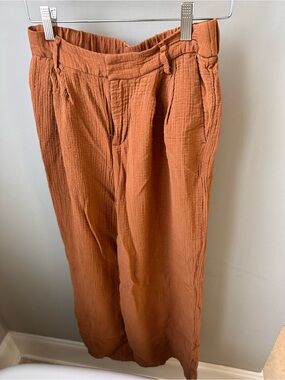 a new day Burnt Orange Elastic Waist Pull-On Pants